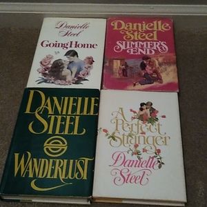 Lit of 4 Danielle Steel hardback books